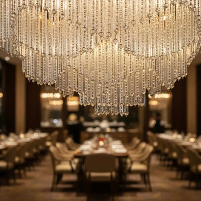 Zahra 11-Light Crystal Chandelier - Gold - 60 cm