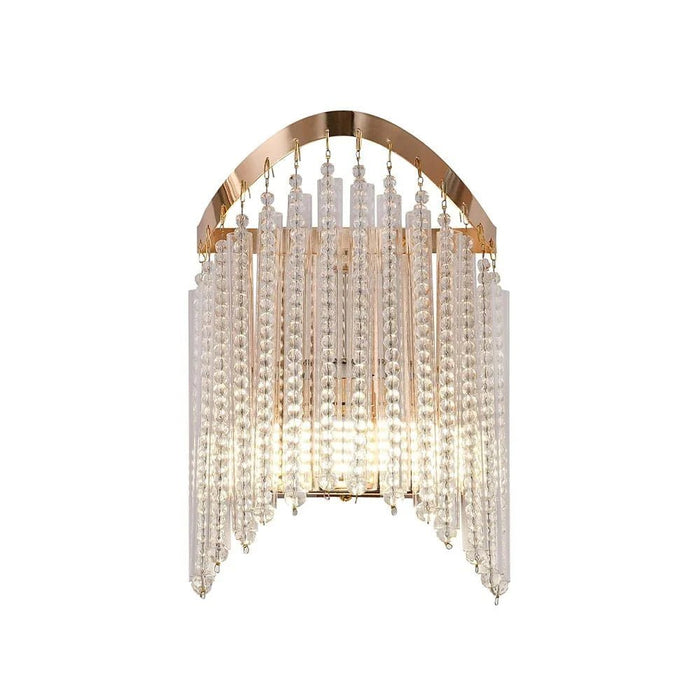 Zahra Crystal Wall Lamp Ð Crystal & Metal Ð Gold