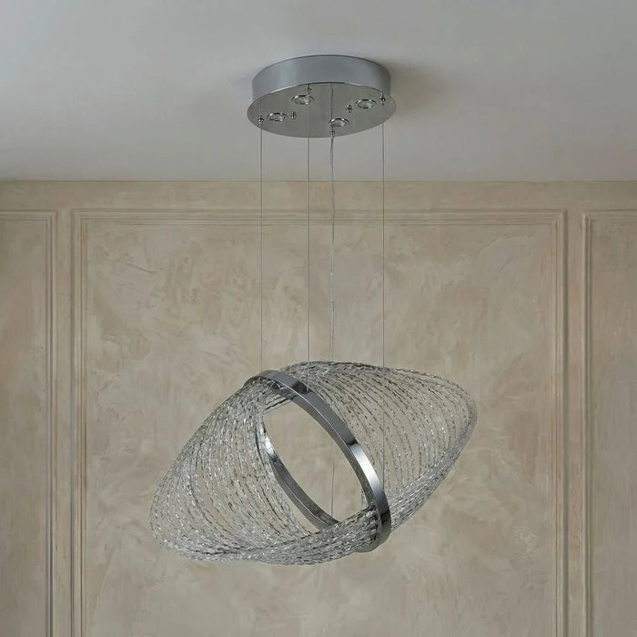 Solace Modern LED Chandelier - 60 cm