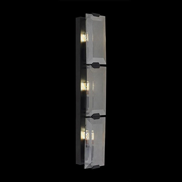 Oslo Wall Lamp Ð Glass & Metal Ð Smoke