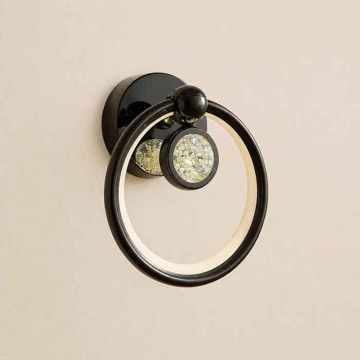 Cole LED Wall Lamp- Black Chrome