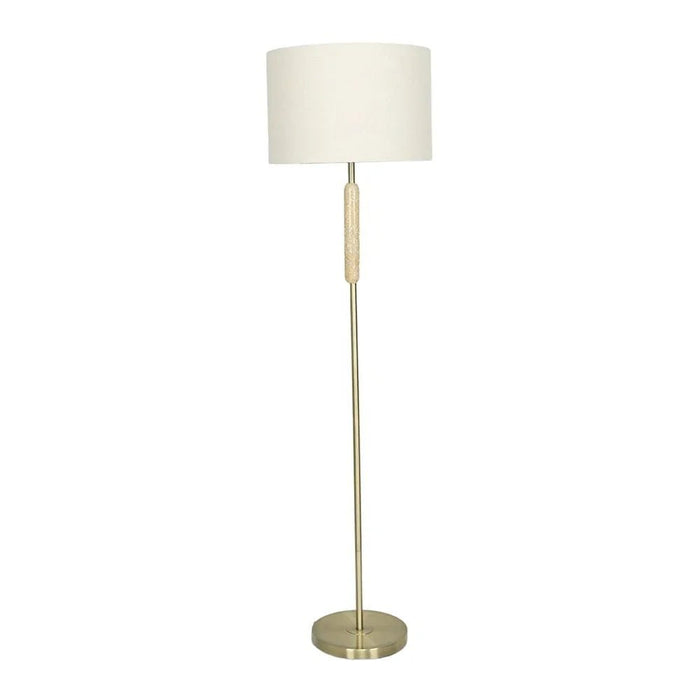 Nordica Travertine Floor Lamp-150Cm