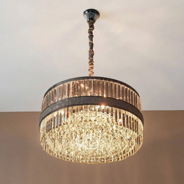 Mabel 10-Light Crystal Chandelier Ð Crystal & Metal Ð Chrome Ð 60 cm