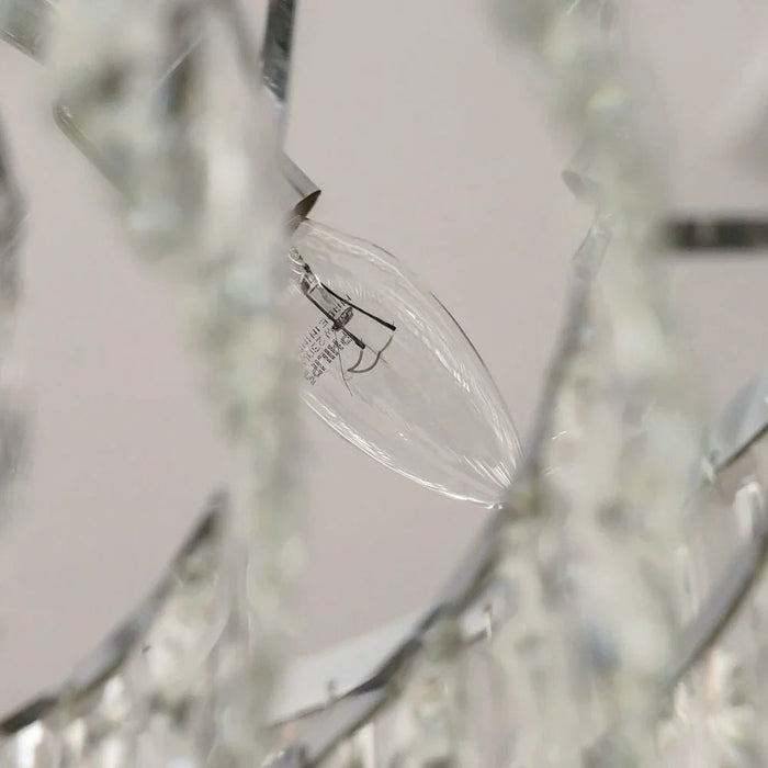 Mabel 10-Light Crystal Chandelier Ð Crystal & Metal Ð Chrome Ð 60 cm