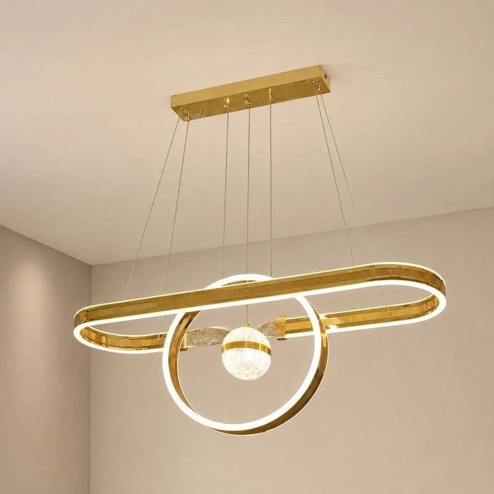 Eliza Led Modern Chandelier 3-Color Dimmable - 100cm