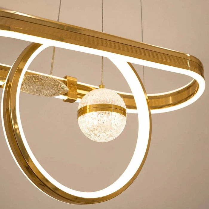 Eliza Led Modern Chandelier 3-Color Dimmable - 100cm