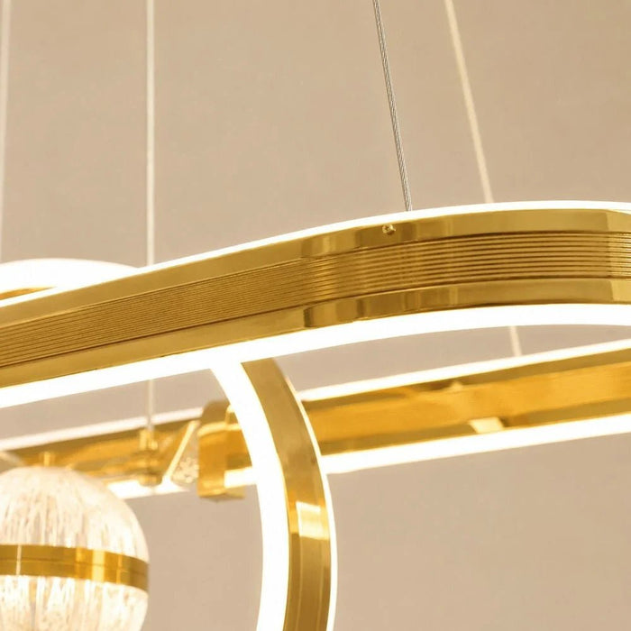 Eliza Led Modern Chandelier 3-Color Dimmable - 100cm