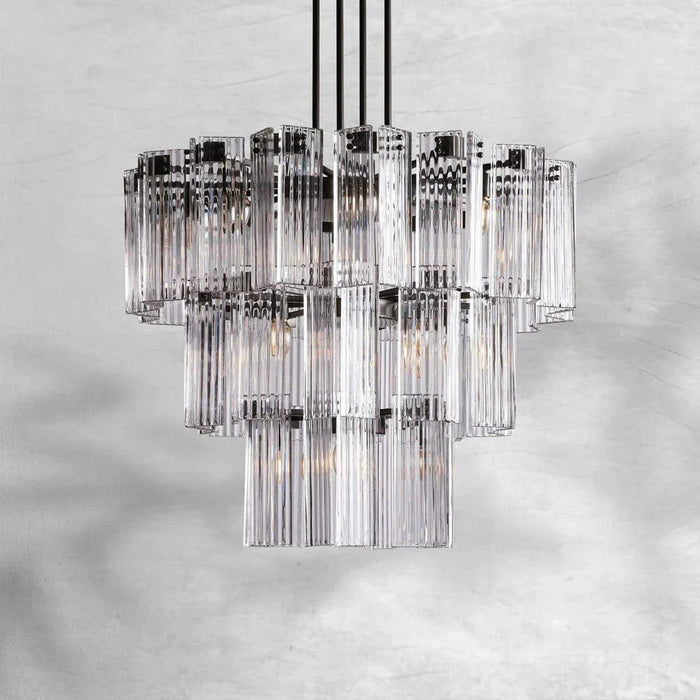 Denver Modern Glass Chandelier - 80Cm