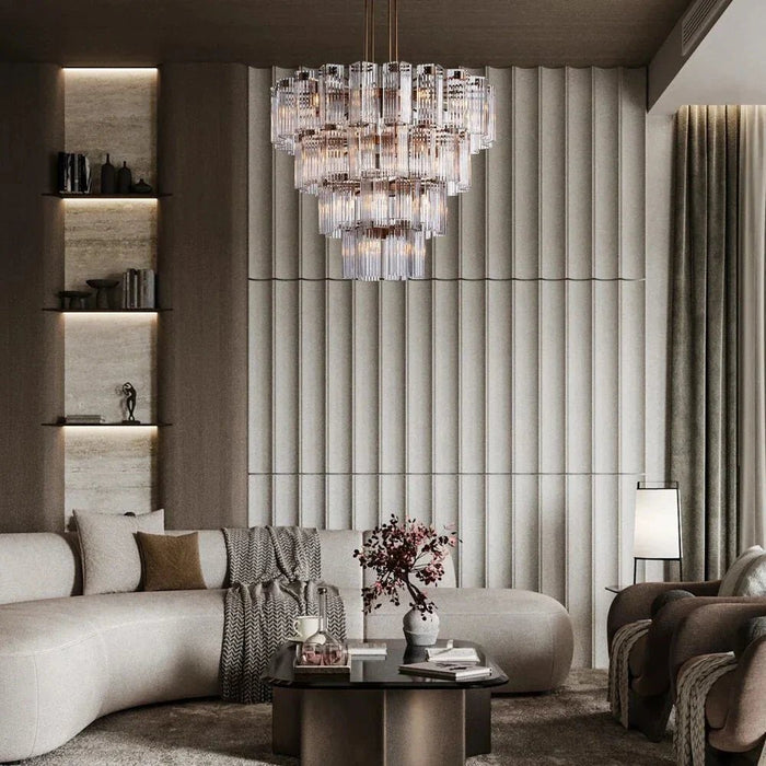 Denver Modern Glass Chandelier - 80Cm