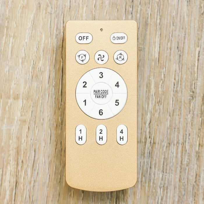 Dora LED Ceiling Fan with Remote Control - 3 Color Dimmable Light - White