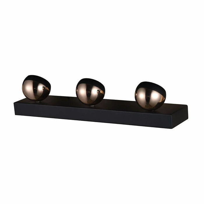 Serena LED Wall Bracket-Iron+Alu-Black-D69xH58xW50-With 2-Year Warranty