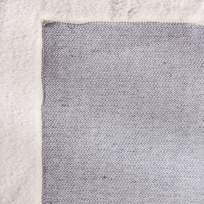 Plain Plush Solid Soft Fur Rugs 160x230 Peal White