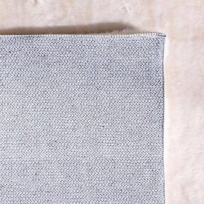 Plain Plush Solid Soft Fur Rugs 200x300 Peal White