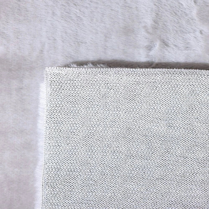 Plain Plush Solid Soft Fur Rugs 160x230 Light Grey