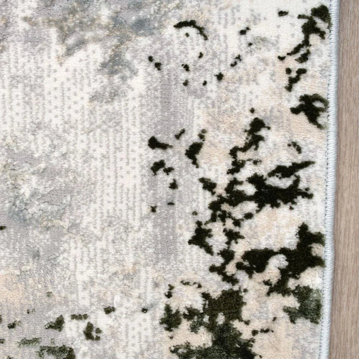 Harmony Modern Distressed Rugs 160X230 Olive Green