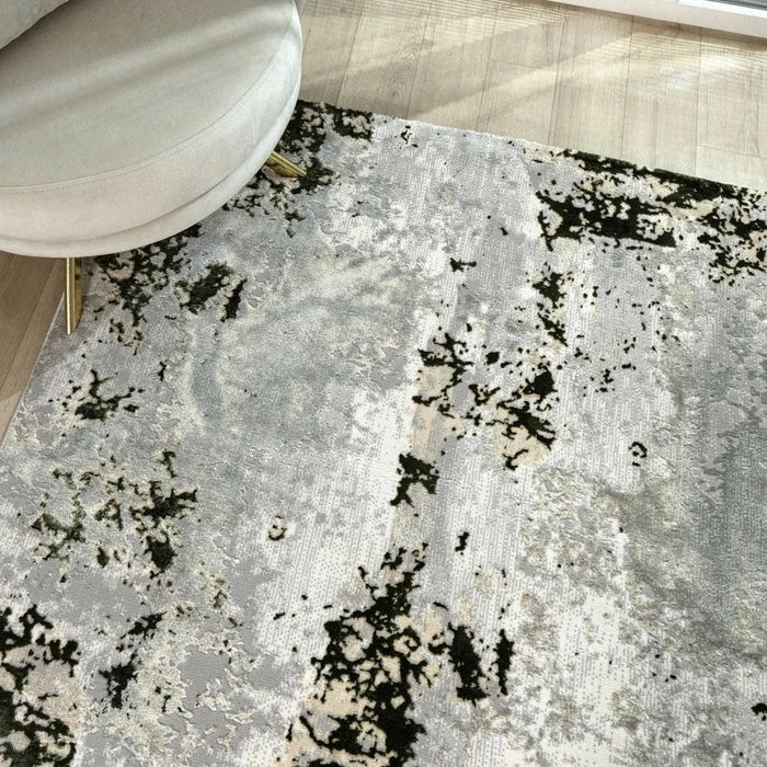 Harmony Modern Distressed Rugs 200X300 Olive Green