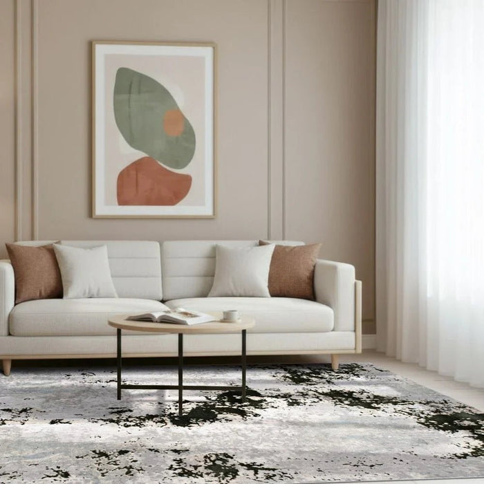 Harmony Modern Distressed Rugs 200X300 Olive Green