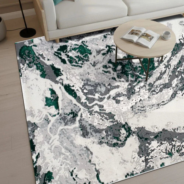 Harmony Modern Distressed Rugs 160X230 Green