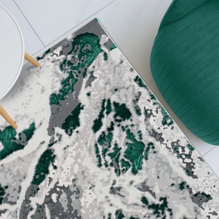 Harmony Modern Distressed Rugs 160X230 Green