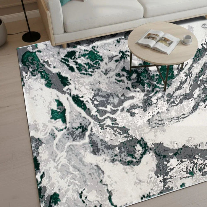 Harmony Modern Distressed Rugs 200X300 Green