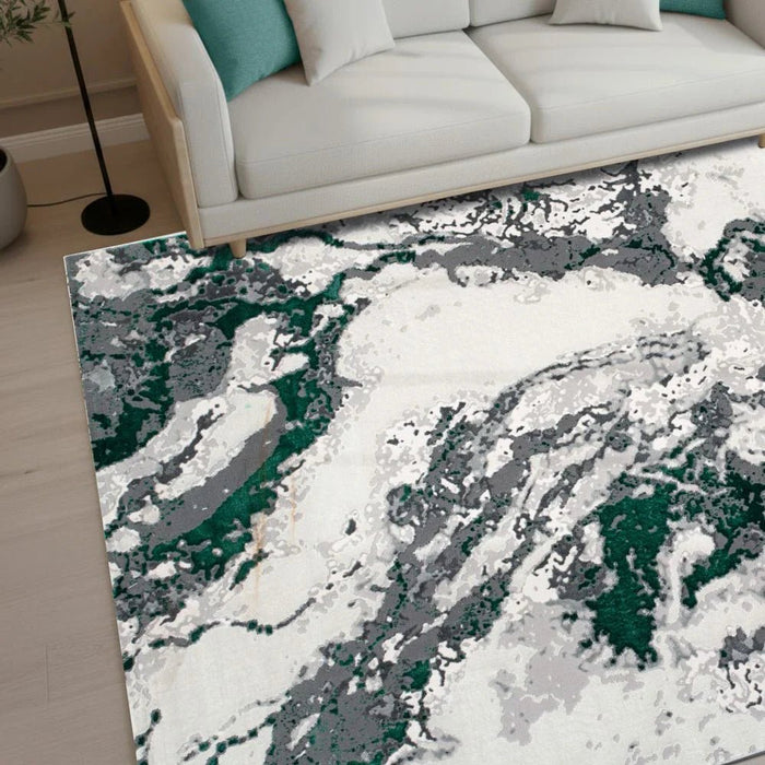 Harmony Modern Distressed Rugs 200X300 Green