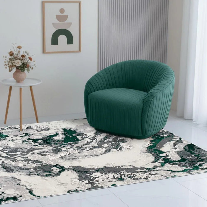 Harmony Modern Distressed Rugs 200X300 Green