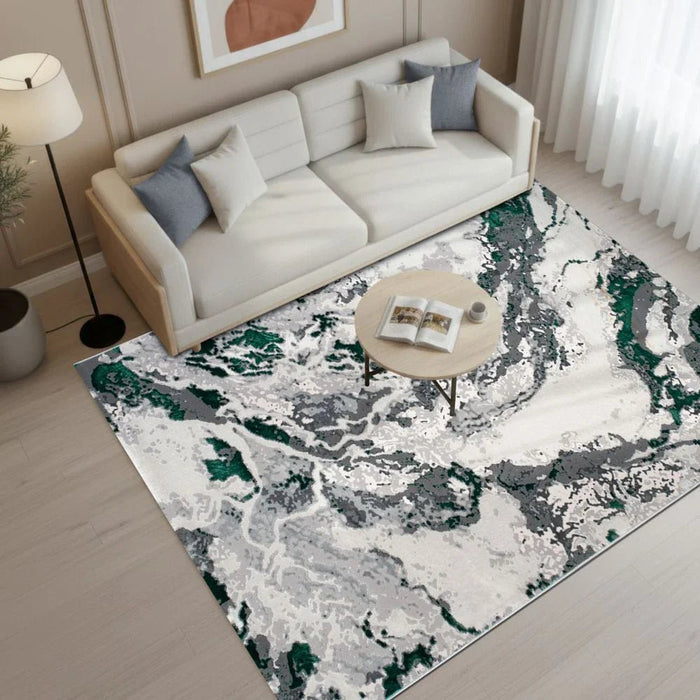 Harmony Modern Distressed Rugs 240X340 Green