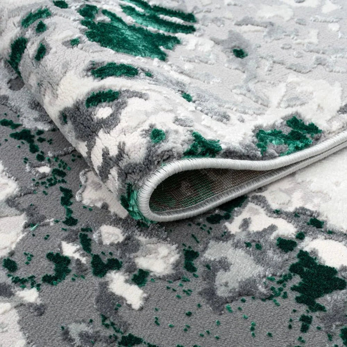 Harmony Modern Distressed Rugs 240X340 Green