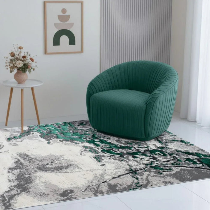 Harmony Modern Distressed Rugs 200X300 Turquoise
