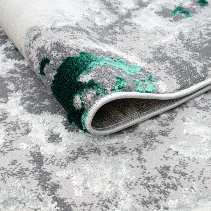Harmony Modern Distressed Rugs 200X300 Turquoise