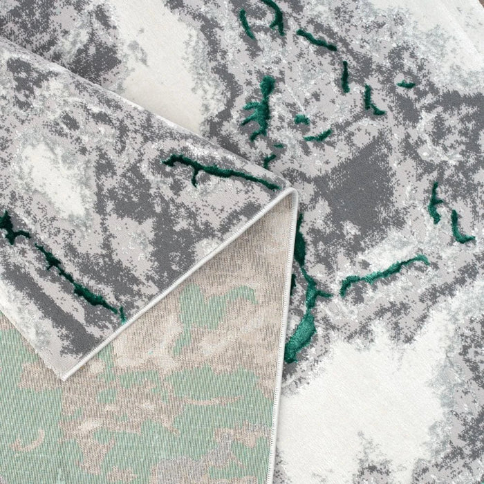 Harmony Modern Distressed Rugs 200X300 Turquoise