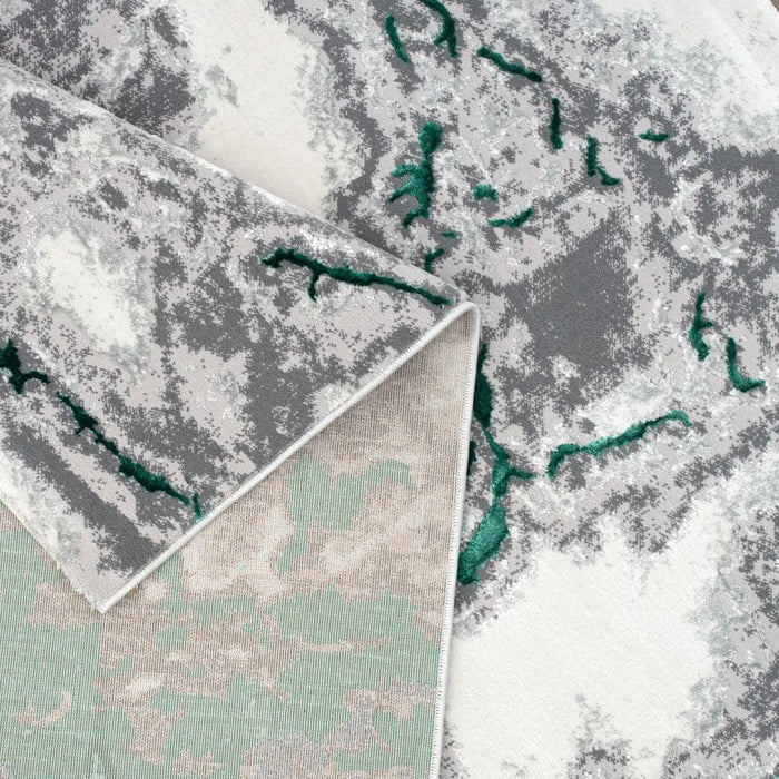 Harmony Modern Distressed Rugs 240X340 Turquoise