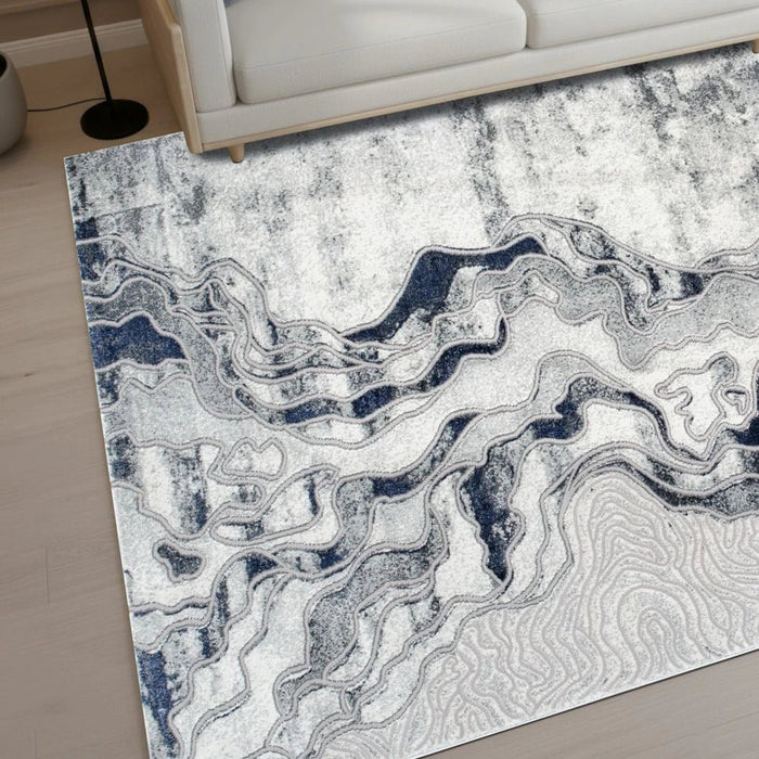 Harmony Modern  Abstracts Rugs 160X230 Blue