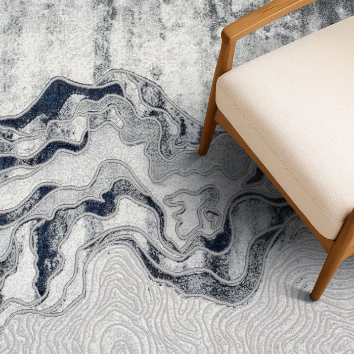 Harmony Modern  Abstracts Rugs 160X230 Blue