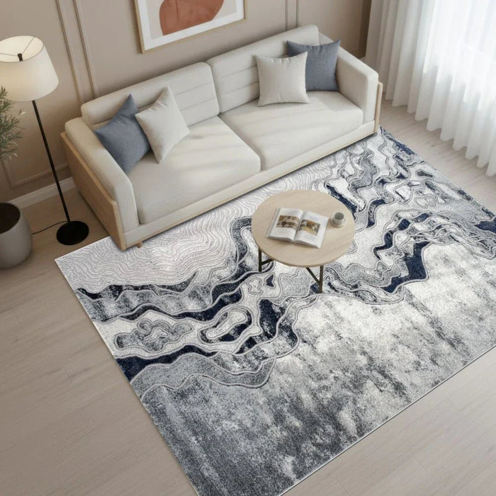 Harmony Modern Abstracts Rugs 240X340 Blue