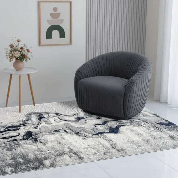 Harmony Modern Abstracts Rugs 240X340 Blue