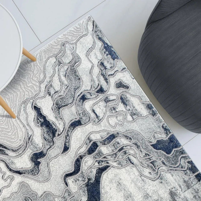 Harmony Modern Abstracts Rugs 240X340 Blue