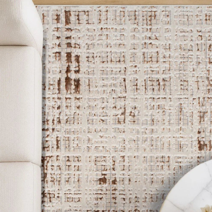 Harmony Modern Distressed Rugs 240X340 Brown