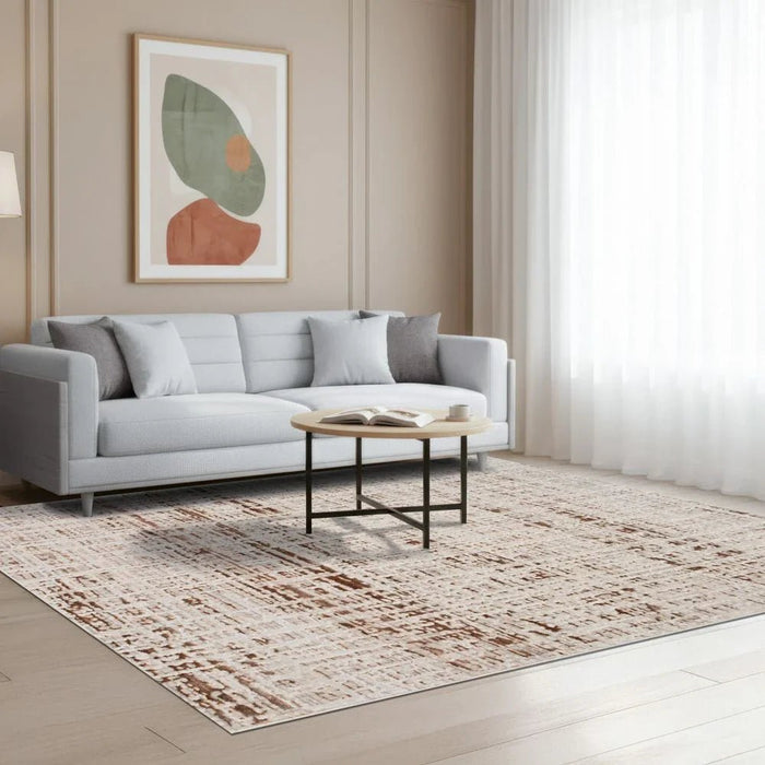 Harmony Modern Distressed Rugs 240X340 Brown