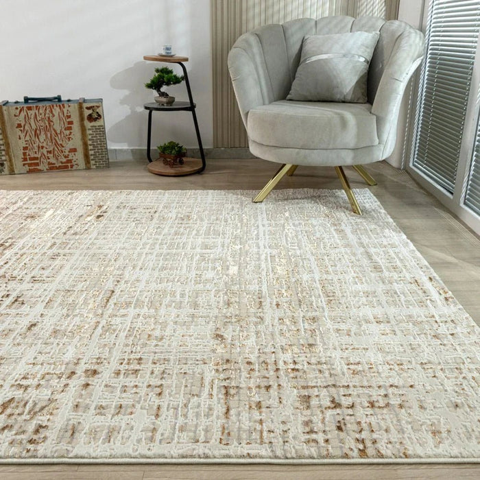 Harmony Modern Distressed Rugs 240X340 Brown