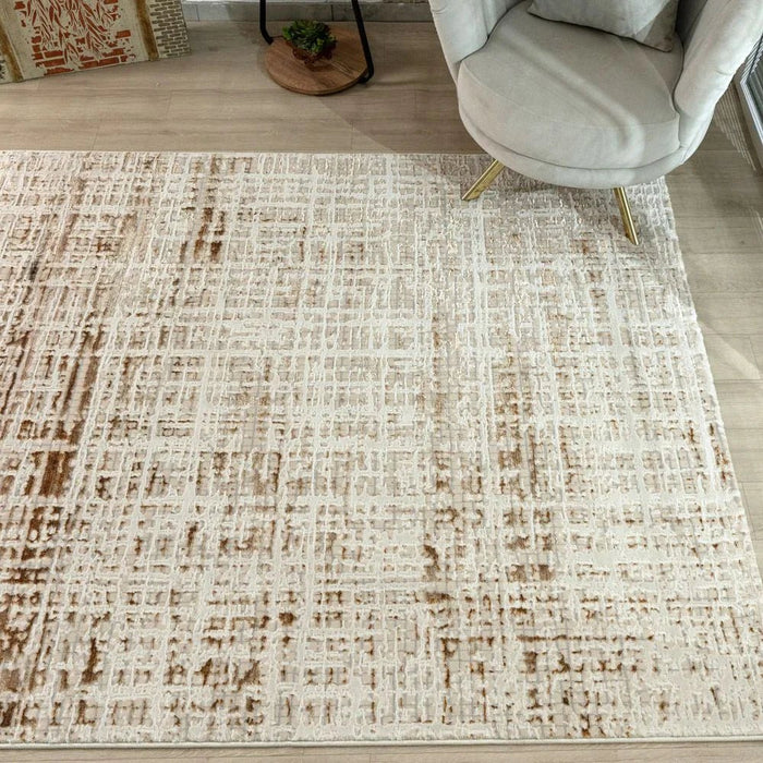 Harmony Modern Distressed Rugs 240X340 Brown