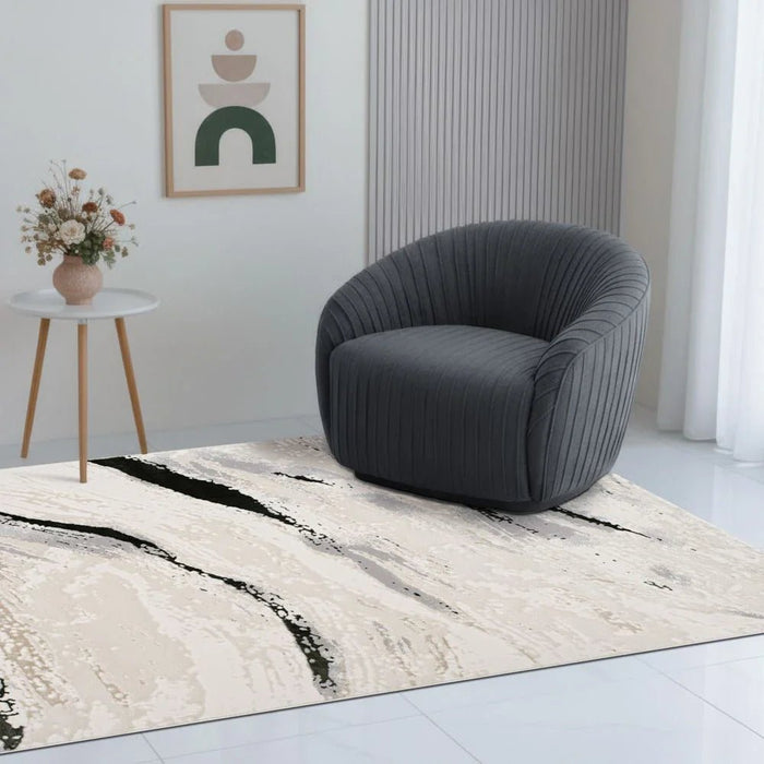 Harmony Modern Abstracts Rugs 160X230 White Olv Green