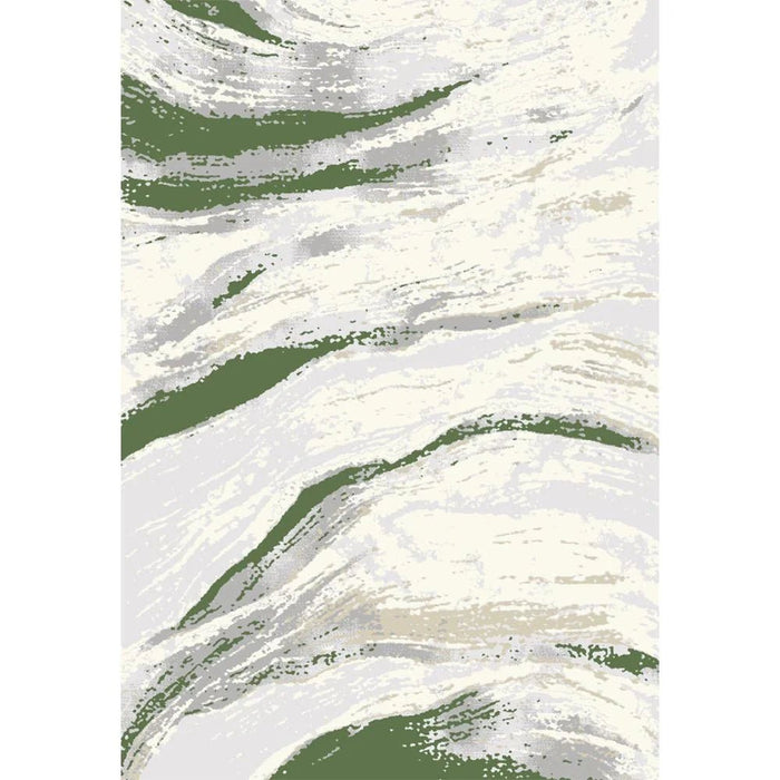 Harmony Modern Abstracts Rugs 160X230 White Olv Green