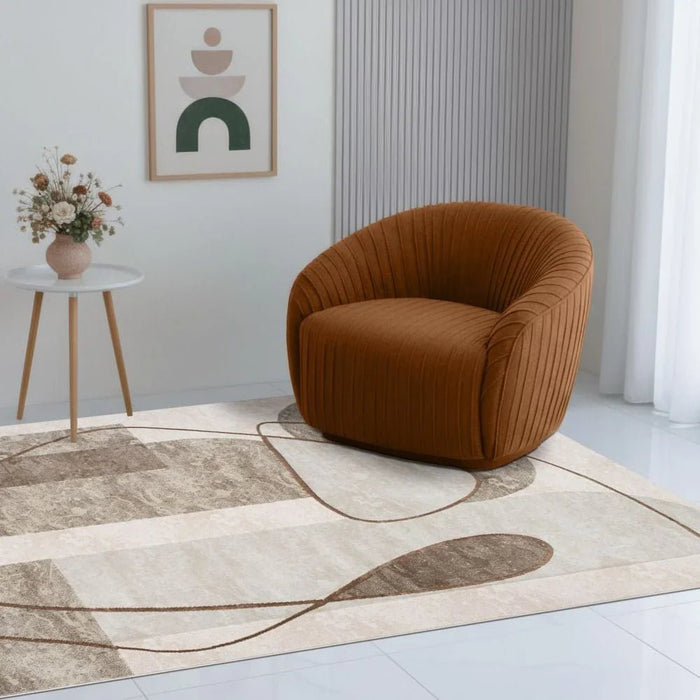 Harmony Modern  Abstracts Rugs 160X230 Cream