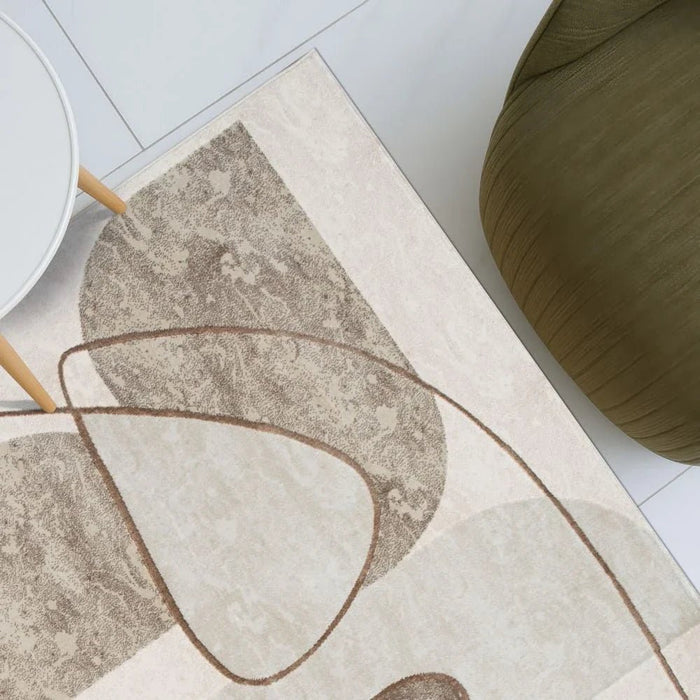 Harmony Modern  Abstracts Rugs 160X230 Cream