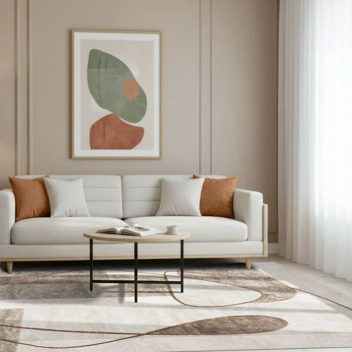 Harmony Modern  Abstracts Rugs 240X340 Cream