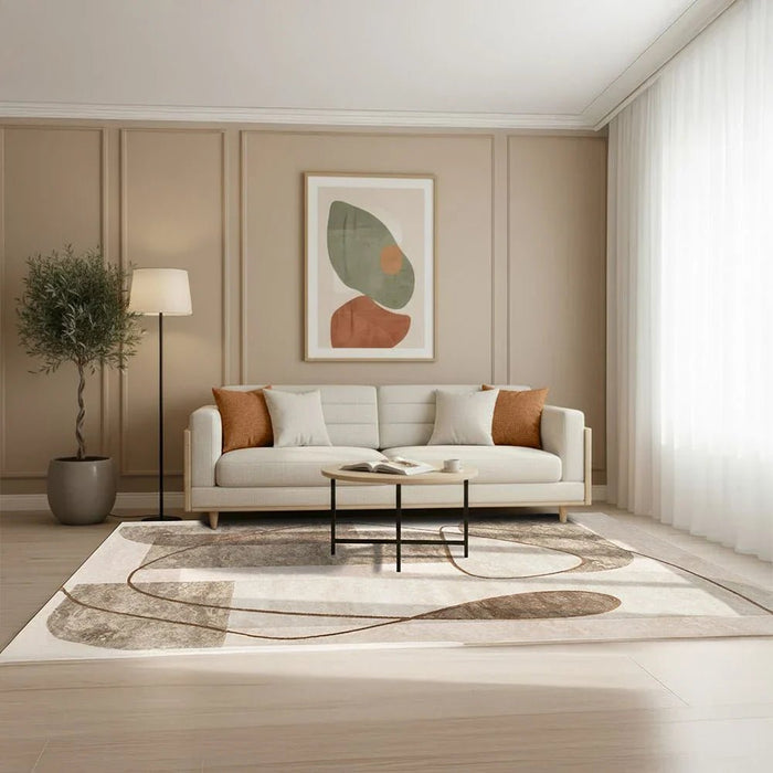 Harmony Modern  Abstracts Rugs 240X340 Cream