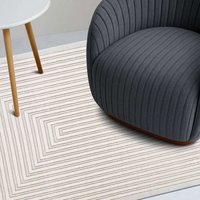 Harmony Modern Geometrics Rugs 160X230 White