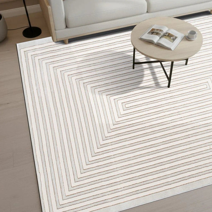 Harmony Modern Geometrics Rugs 160X230 White