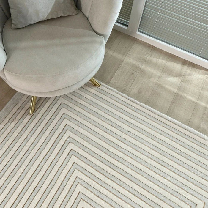 Harmony Modern Geometrics Rugs 160X230 White